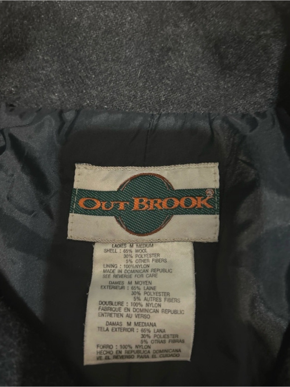Out brook pea coat